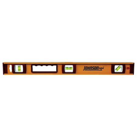 Johnson Level & Tool Johnson Level & Tool Mfg 1234-2400 24 in. I-Beam Level Aluminum JO11783